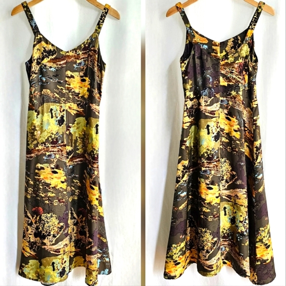 🇨🇦 Aritzia Wilfred Le Fou Colette Midi Slip Dress - Picture 3 of 16